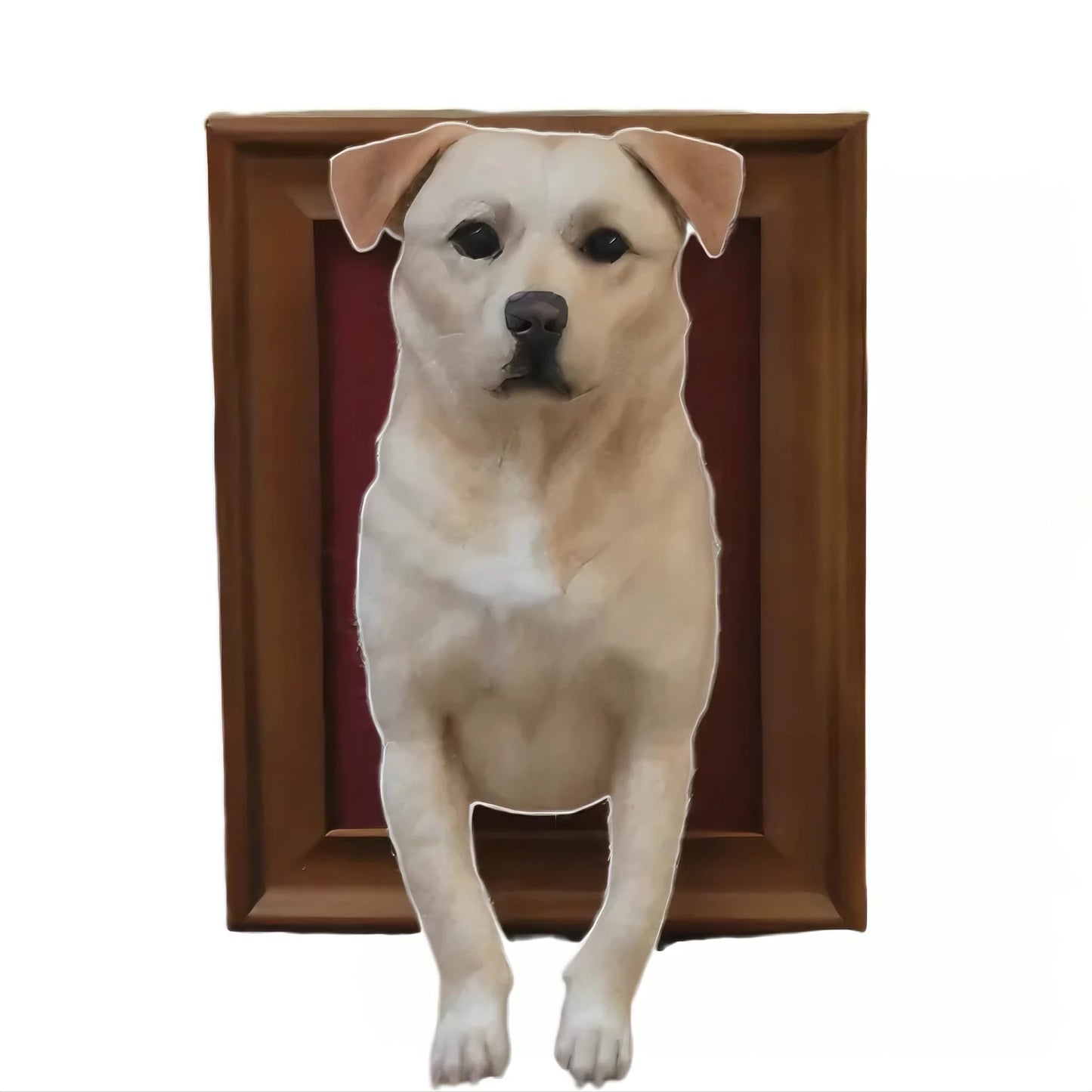 Handcrafted Wool Felted - Portrait Frame