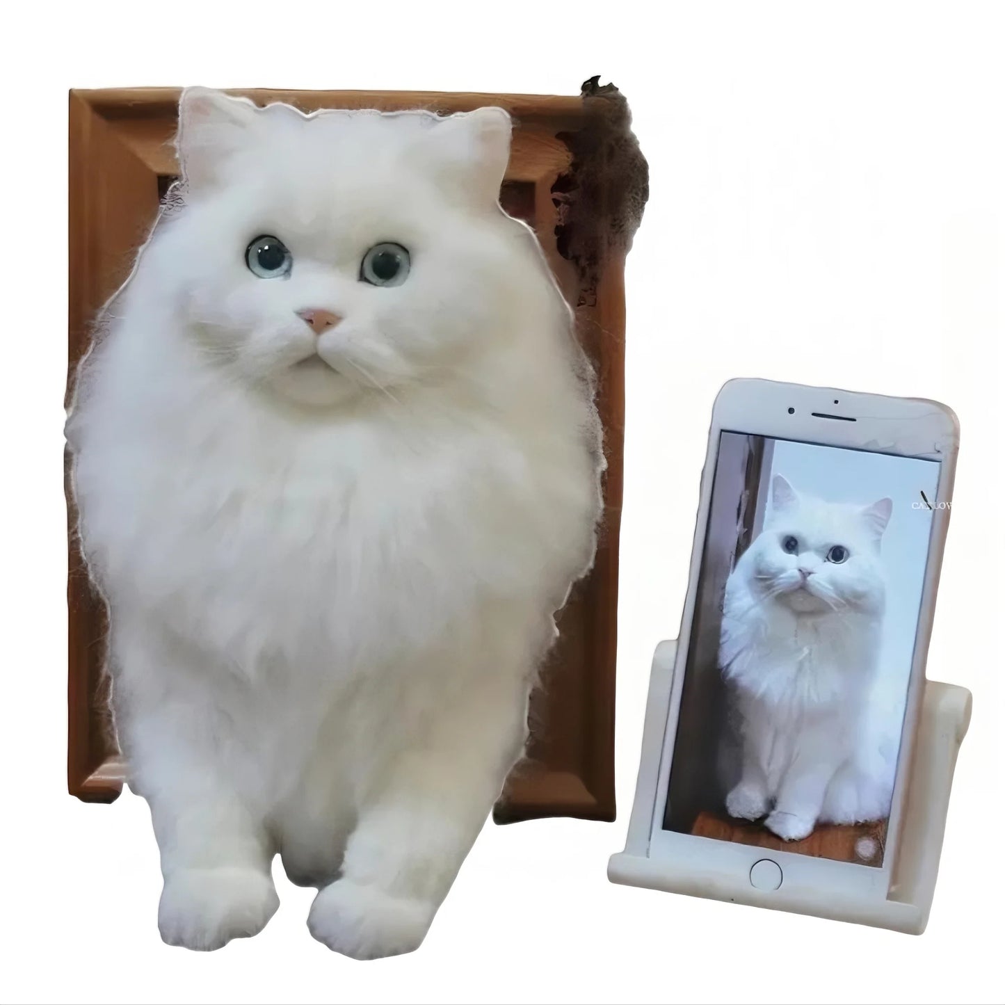 Handcrafted Wool Felted - Portrait Frame