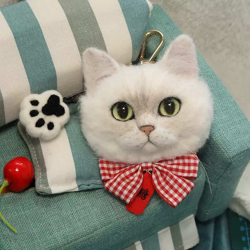 Handcrafted Wool Felted - Keychain/Ornament/Decorate