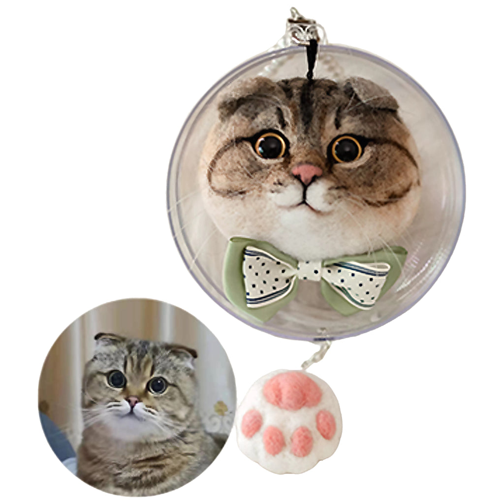 Handcrafted Wool Felted - Keychain/Ornament/Decorate